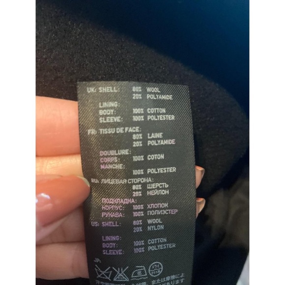 J+ Uniqlo Wool Blend Coat - GUC - Picture 7 of 9